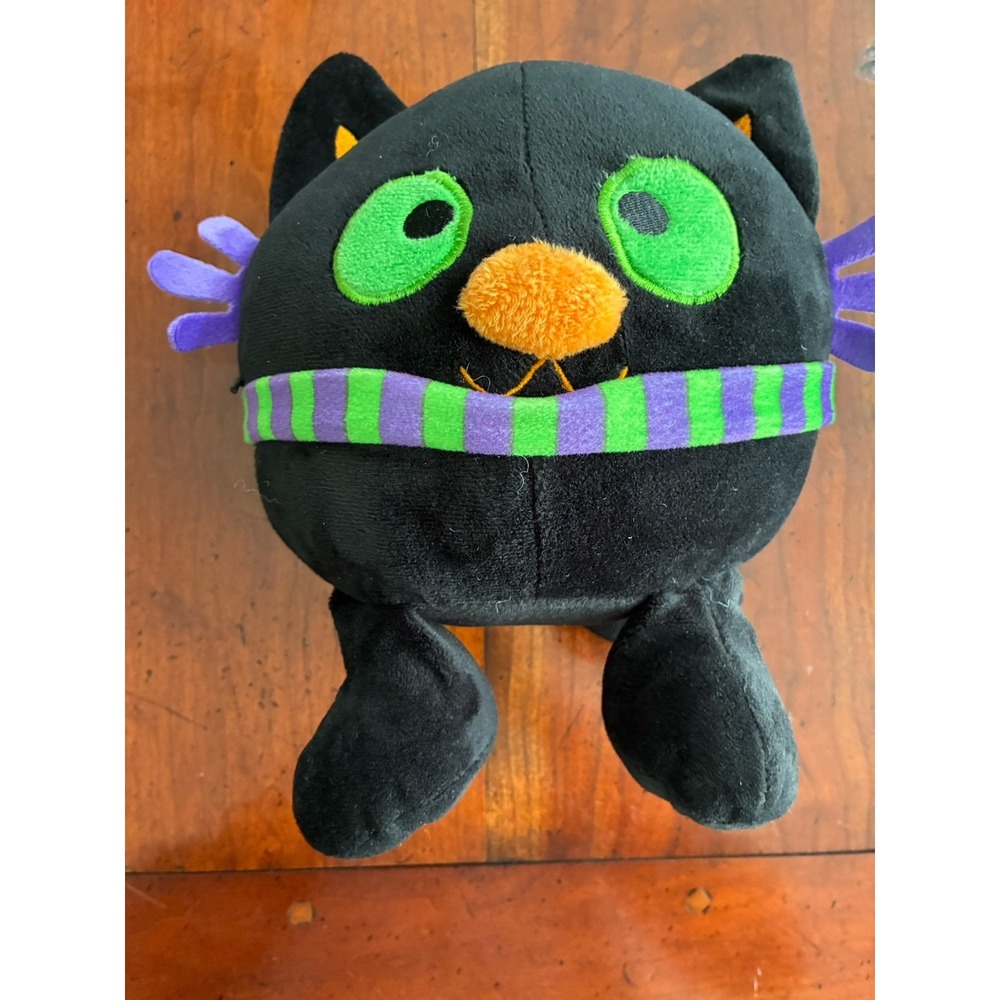 American Greetings Halloween Silly Black Cat Plush
